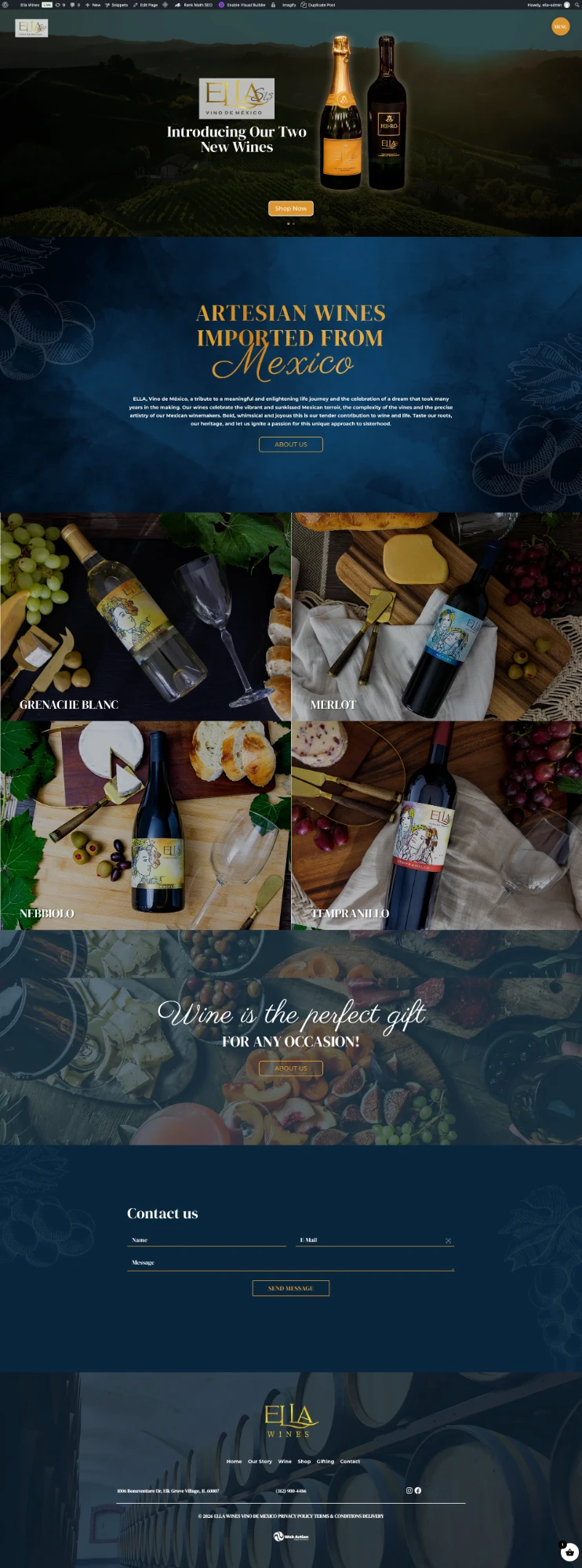ELLA Wines — Tienda en línea · Vinos